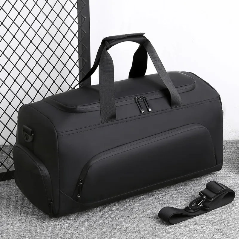 Large Capacity Sports Gym Duffel Bag with Shoe Compartment